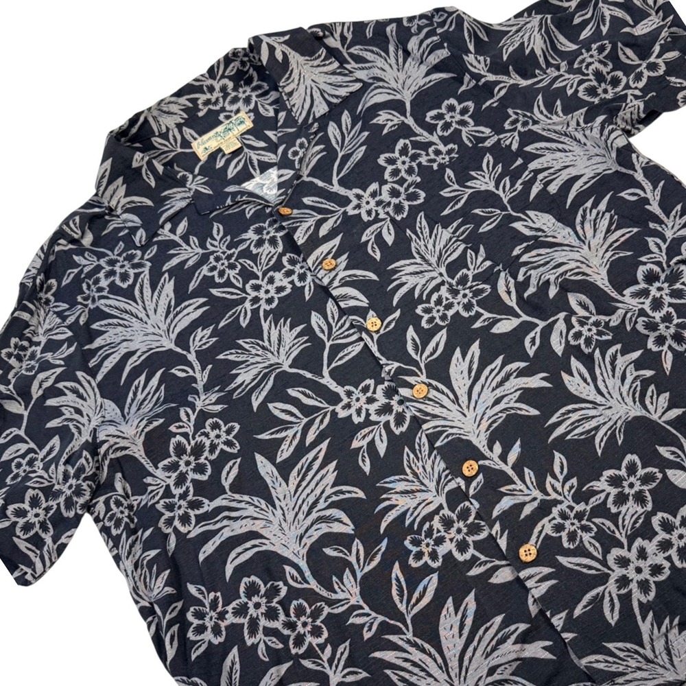 Havana‎ Jacks Cafe Tropical Breeze Mens XL Short Sleeve Button Up Shirt Rayon
